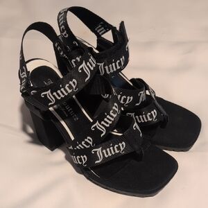 Juicy Couture Black Women's Sandals